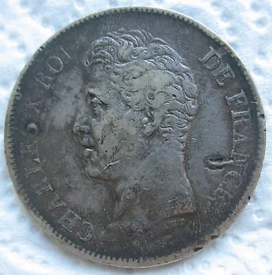 1826-MA France Silver 5 Francs • $15.59