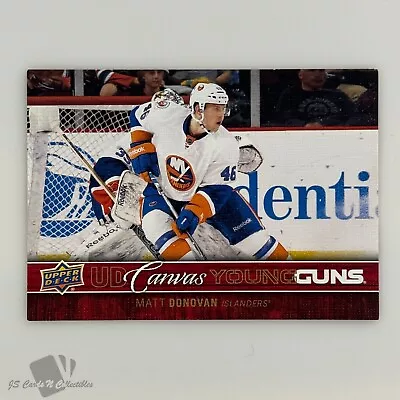 2012-13 UD Canvas MATT DONOVAN Rookie RC Young Guns #C108 Islanders • $6.99