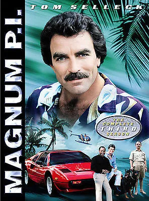 Magnum P.I. Complete Third Season 3 (3-Disc DVD Set) - Tom Selleck - New Sealed • $10.95