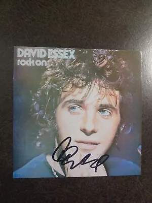 DAVID ESSEX Authentic Hand Signed Autograph 4X4 Photo - FAMOUS SINGER • £0.99