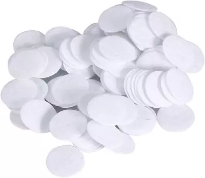 100 Pcs Filters Cotton Filters Round Filtering Pads Facial Cleaning Filters Fo • $11.99