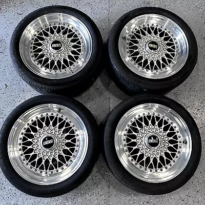 BBS RS 17  - 17X8J +43 / 17X9J +53 - 5x114.3 RS320 / RS300 Toyota Honda VW BMW • $3800