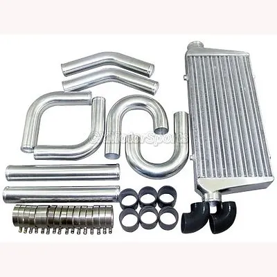 Intercooler+3  Piping Kit Turbo For Civic D15/D16/B16/B18 • $339.99