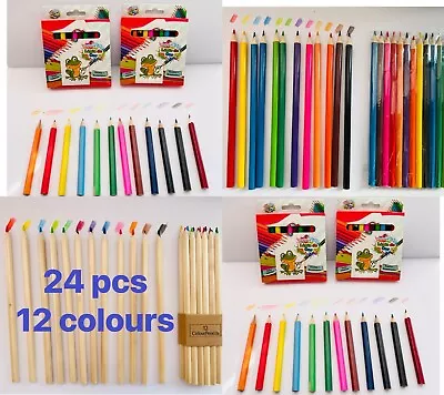 Colouring Pencils Kids Colouring Pens Twistable Crayons Wax Crayons Jumbo Marker • £2.99