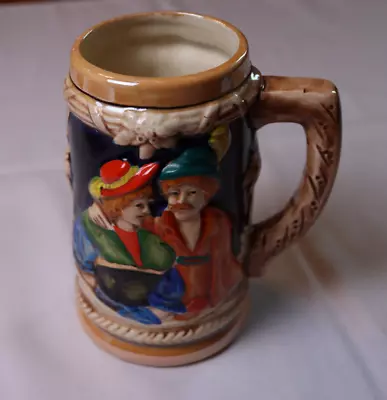 Vintage KW German Style Beer Stein/Mug/Tankard 5.5” Tall Hand Painted • $7.50