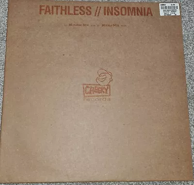 Faithless Insomnia Vinyl • £5.50