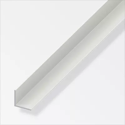 £16.38 • Buy PVC Angle Trim Edge ALFER Protection Beading L-Shaped Profile WHITE All Sizes