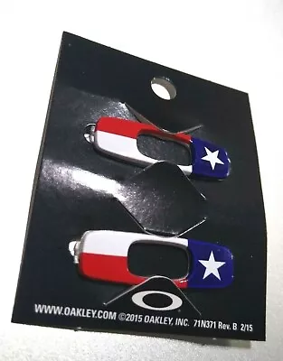 Oakley Batwolf Sunglasses Replacement Icons Attachments Pair Texas Flag New  • $22.99