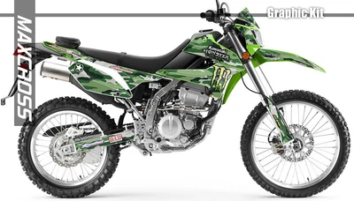 $144.46 • Buy Kawasaki Klx250s D-tracker Klx300 Klx300sm 2008-2022 Maxcross Graphics Kit Mi1