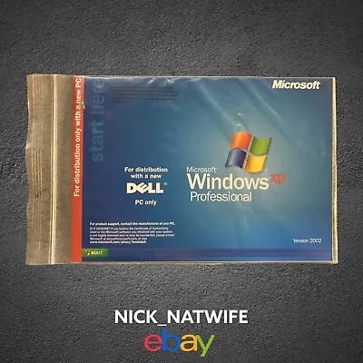 Microsoft Widows XP Professional 2002 Operating System Reinstallation CD • $21.99