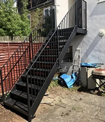 £1 • Buy Steel Staircase-metal Staircase-metal Fire Escape Industrial/domestic No.2
