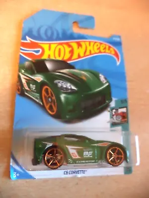 New Sealed C6 CORVETTE CHEVROLET Tooned HOT WHEELS Toy Car Green FJY46-D7C3 • $12.76