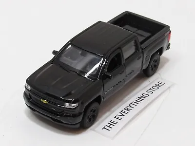 Welly 2017 Chevy Silverado Pick Up Truck Z71 Gloss Black 4.75  Free Ship • $22.95