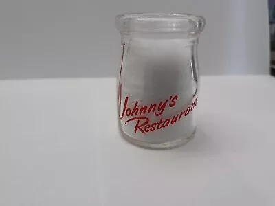 Johnny's Restaurant Roberge Dairy Bristol Conn. Connecticut Ct Creamer Bottle • $50