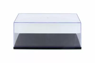 Acrylic Display Cases W/Black Base For 1/18 Scale Diecast Cars - BOX OF 6 CASES • $104.99