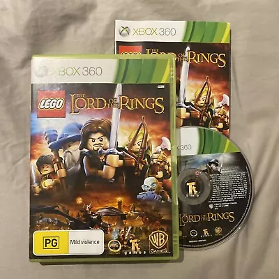 LEGO The Lord Of The Rings Xbox 360 Game + Manual *FREE SHIPPING* Xbox Games PAL • $22.99