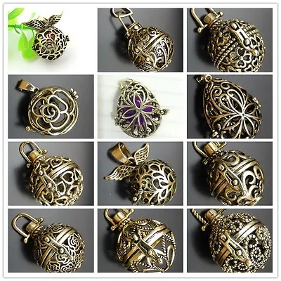 Multi-style Bronze Mexican Bola Bell Harmony Ball Angel Caller Locket Pendant • $1.89