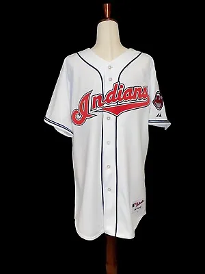 VTG Authentic Majestic Trot Nixon Cleveland Indians Jersey Chief Wahoo Men’s 44 • $187.99