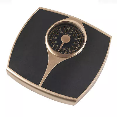 Salter Mechanical Bathroom Scale Speedo Dial Easy Reading Imperial/Metric Gold • £32.99