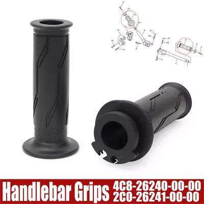 Handlebar Grips Throttle Tube For Yamaha YZF-R6 4C8-26240-00-00 2C0-26241-00-00 • $10.49