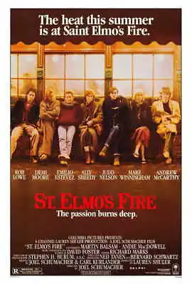 397214 ST ELMOS FIRE Movie Rob Lowe Demi Moore WALL PRINT POSTER US • $13.95