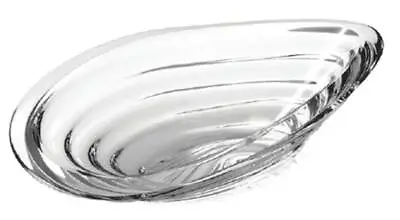 Miller Rogaska Crystal Azzurro Freeform Oval Ring Wave Bowl 6  • $22.99