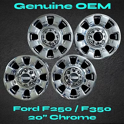 CLEAN SET! 20  Wheels For Ford F250 F350 2023-2024 Chrome OEM Rims F-250 F-350 • $1995