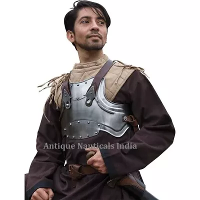 Medieval Merc Light Armor Upper Breastplate SCA Larp Cuirass Knight Cosplay • $155.49