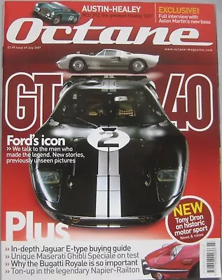 Octane July 2007 Featuring Ford GT40 Austin Healey Maserati Napier Railton • £9.99