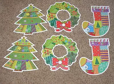 Teacher Classroom Decor: 6 Jumbo Christmas Bulletin Board Accents  - 10  Size • $4.99