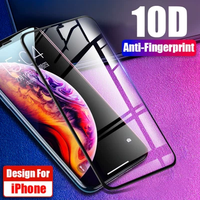 $4.75 • Buy FULL COVERAGE Tempered Glass Screen Protector For Apple IPhone 11 Pro Max X XS 8