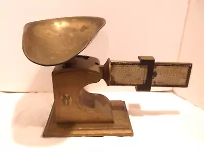 ANTIQUE/VINTAGE  Pelouze MFG Co Brass Scale Chicago IL #6632 Early 20th Century • $74.95