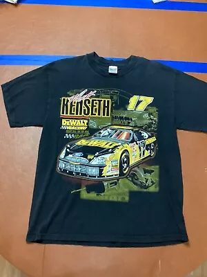 Vintage 2001 Matt Kenseth Dewalt Racing T-Shirt By Checkered Flag Large • $20