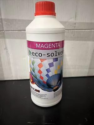 1L MAGENTA Eco-Solvent Ink For Roland Mutoh Mimaki & More; See Description • $29.99