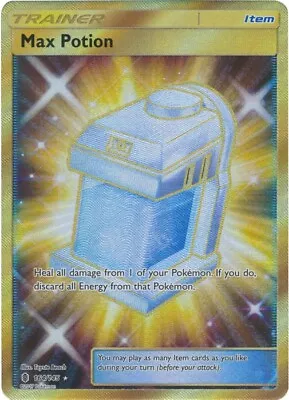 Max Potion  164/145 Secret Rare SM - Guardians Rising Pokemon TCG • $19.99