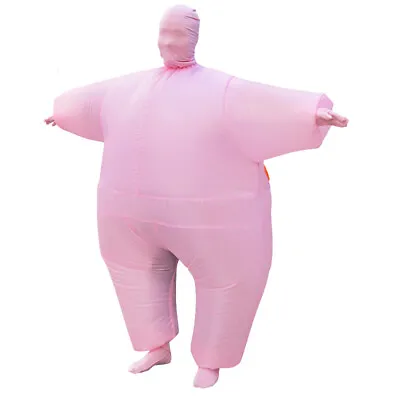 Halloween Invisible Man Salmon Ninja Party Suit Inflatable Chub Costume Adults • $57.19