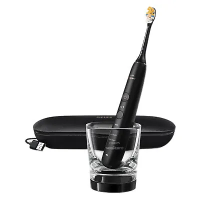 Philips Sonicare DiamondClean 9000 Electric Toothbrush Black  With A3 Brush Hea • $329