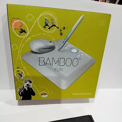 Wacom Bamboo Fun  Pen Tablet Model CTE450W. Complete. Barely Used.  • $39.99