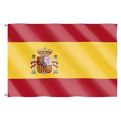 5X3FT Spain Flag Large Spanish National World Cup Football Sports Fan Support • £3.99