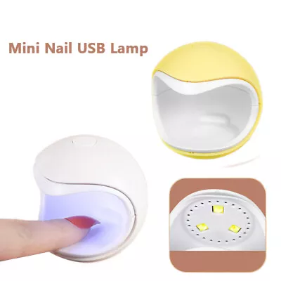 Mini UV Nail Dryer Gel Curing Machine UV LED Lamp Manicure Portable Light • $3.47