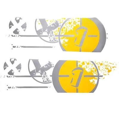 MasterCraft Boat Graphic Decals 750244 | X-1 Yellow Gray (2 PC) • $195.29