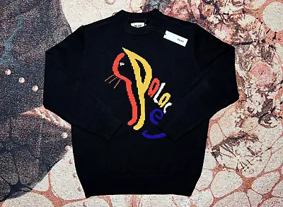 Palace Cat Knit Sweater Black Size Large Brand New • $270