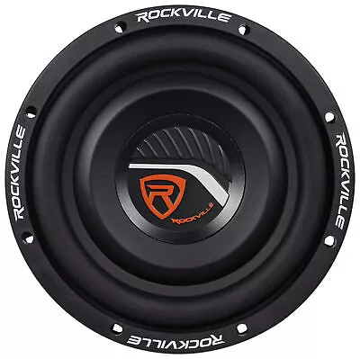 Rockville W8T4-S4 8  Shallow Mount 1000w Peak Car Subwoofer 4 Ohm Sub • $44.95