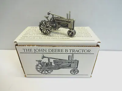 SpecCast 1/43 John Deere PEWTER Model B Tractor ~JDM-002 NIB • $0.01