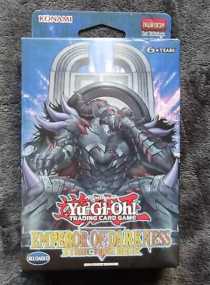 Sealed Yugioh Emperor Of Darkness Structure Deck Reloaded 1st Edition • £44.99