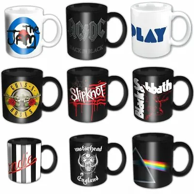 Mugs Rolling Stones Ramones Motorhead Oasis The Jam Black Eyed Peas Bob Marley • £9.49