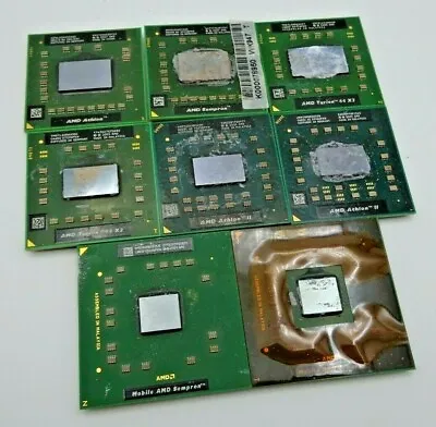 £14.99 • Buy AMD Mobile CPU's - Athlon, Sempron, Turion 64 X2 & More, Tested & Working.