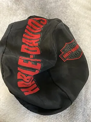 HARLEY DAVIDSON Motorcycle Half Helmet Bag Cover Black/Red • $6.99
