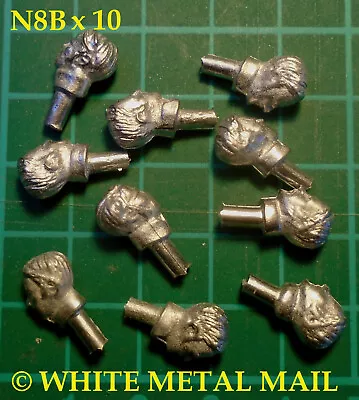 N8B 1.32 Scale NAPOLEONIC WARS - BARE HEADS X 10 Accessories • £3