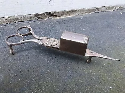 £19.95 • Buy Antique Victorian Style Silver White Metal Plated Sissor Candle Snuffer